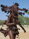 Himba Women Perform the Otjiunda Dance  Stamping  Clapping and Chanting