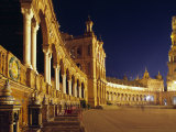 Vast Semi-Circular Plaza De España in Seville