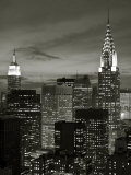 Chrysler Building and Midtown Manhattan Skyline  New York City  USA