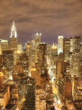 Chrysler Building and Midtown Manhattan Skyline  New York City  USA
