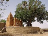 Huge Tree Shades One of Three Mosques in Village of Segoukoro on Banks of Niger River Near Segou
