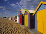 Bathing Huts  Port Phillip Bay  Melbourne  Victoria  Australia