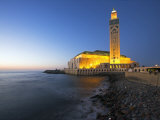 Hassan Ii Mosque in Casablanca  the Third Largest in World after Those at Mecca and Medina  Morocco