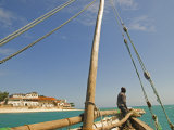 East Africa  Tanzania  Sailing an Arab Dhow in Zanzibar