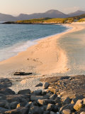Sunset on Borve Beach  Isle of Harris  Hebrides  Scotland  UK