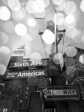 New York City  Manhattan  Empire State Building on a Rainy Evening- Low Angle View  USA