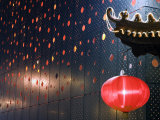 Beijing  Chinese New Year Spring Festival - Lantern Decorations on a Restaurant Front  China