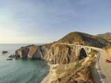 California  Big Sur Pacific Coastline  Bixby Bridge and Highway 1  USA