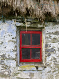 Traditional Thatched Roof Cottage  Inisheer  Aran Islands  Co  Galway  Ireland