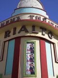 Brightly Coloured Art Deco Cinema-Theatre Rialto on Rue Mohammed Qorri