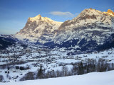 Grindelwald  Wetterhorn  Jungfrau Region  Bernese Oberland  Switzerland
