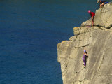 Pembrokeshire  Rockclimbing at St Nons  Pembrokeshire National Park  Wales