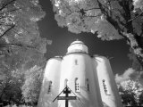 Infrared Image of Church of Assumption of Our Lady  Uspensky Convent  Staraya Ladoga  Russia
