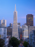 California  San Francisco  Downtown and Transamerica Building from Telegraph Hill Historic District