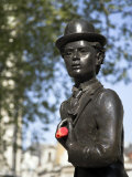 Statue of Charlie Chaplin in Leicester Square  in the Heart of London's West End