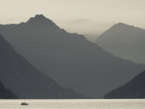 Ticino  Lake Lugano  Lugano  Dawn View of the Alps  Switzerland