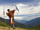 Archery Competition  Bumthang  Bhutan