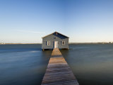 Swan River  Boat House and Jetty Perth  Wa  Western Australia  Australia