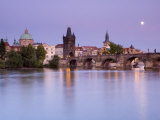 Old Town and Charles Bridge  Prague  Czech Republic