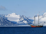 Noordelicht at Anchor Off the West Coast of Spitsbergen