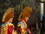 Ulan Bator  Lamas Performing Morning Prayer at Ganden Monastery  Mongolia