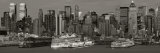 New York City  Manhattan  Panoramic View of Mid Town Manhattan across the Hudson River  USA