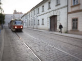 Tram  Mala Strana  Prague  Czech Republic