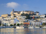 Eivissa or Ibiza Town and Harbour  Ibiza  Balearic Islands  Spain