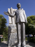 Giant Statue of Hafez Al-Assad in Downtown Damascus  Syria