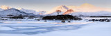 Winter Morning on Lochan Na H-Achlaise  Glencoe  Scotland  UK