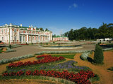 Flower Garden in Kadriorg Palace Built Between 1718-36  Residence of the President of Tallinn