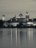 Lombardy  Mantua  Town View and Palazzo Ducale from Lago Inferiore  Italy