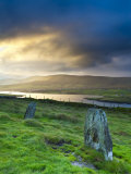 Standing Stones Near Portmagee  Valentia Island  Co Kerry  Ireland