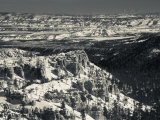 Utah  Bryce Canyon National Park  Bryce Amphitheater Between Sunrise and Sunset Points  USA