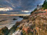 Maine  Mount Desert Island  Bas Harbor  Bas Harbor Lighthouse  USA
