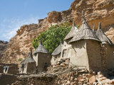 Dogon Country  Tereli  Granaries at Tereli - a Typical Dogon Village at the Base of the Bandiagara 