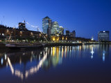 Buenos Aires  Puerto Madero  Highrise Buildings  Dusk  Argentina