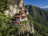Taktsang Dzong or Tiger's Nest  Built in the 8th Century  Paro  Bhutan