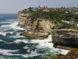 The Sandstone Cliffs of Gap - an Ocean Lookout Near the Entrance to Sydney Harbour  Australia