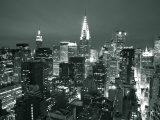 Chrysler Building and Midtown Manhattan Skyline  New York City  USA