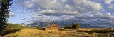 Old Barn and Teton Mountain Range  Jackson Hole  Wyoming  USA
