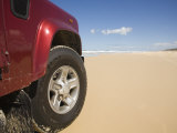 Queensland  Fraser Island  Four Wheel Driving on Sand Highway of Seventy-Five Mile Beach  Australia