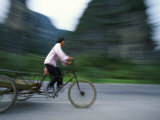 Woman on a Three-Wheel 'Flatback'  China