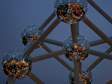 The Atomium Monument in Brussels  Built for Expo '58  the 1958 Brussels World's Fair  Belgium