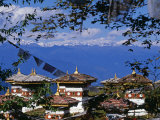 Dochu La  the Pass Is a Mystical Place with Views North to the Himalayas  Bhutan