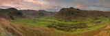 Langdale Pikes from Side Pike  Lake District  Cumbria  England
