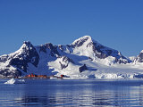 Paradise Harbour  the Chilean Base in Paradise Harbour on Antarctic Peninsula  Antarctica