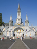 Basilika Du Rosaire  Lourdes  Hautes-Pyrenees  Midi-Pyrenees  France