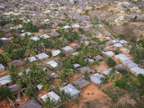 Aerial View of the Suburbs of Pemba  Northern Mozambique