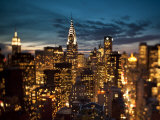 Chrysler Building and Midtown Manhattan Skyline  New York City  USA
